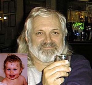 Damon with his niece, Eleanor Rose Flavin